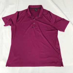Oakley Polo Shirt Men Size 2XL Regular Fit Short Sleeve Purple
